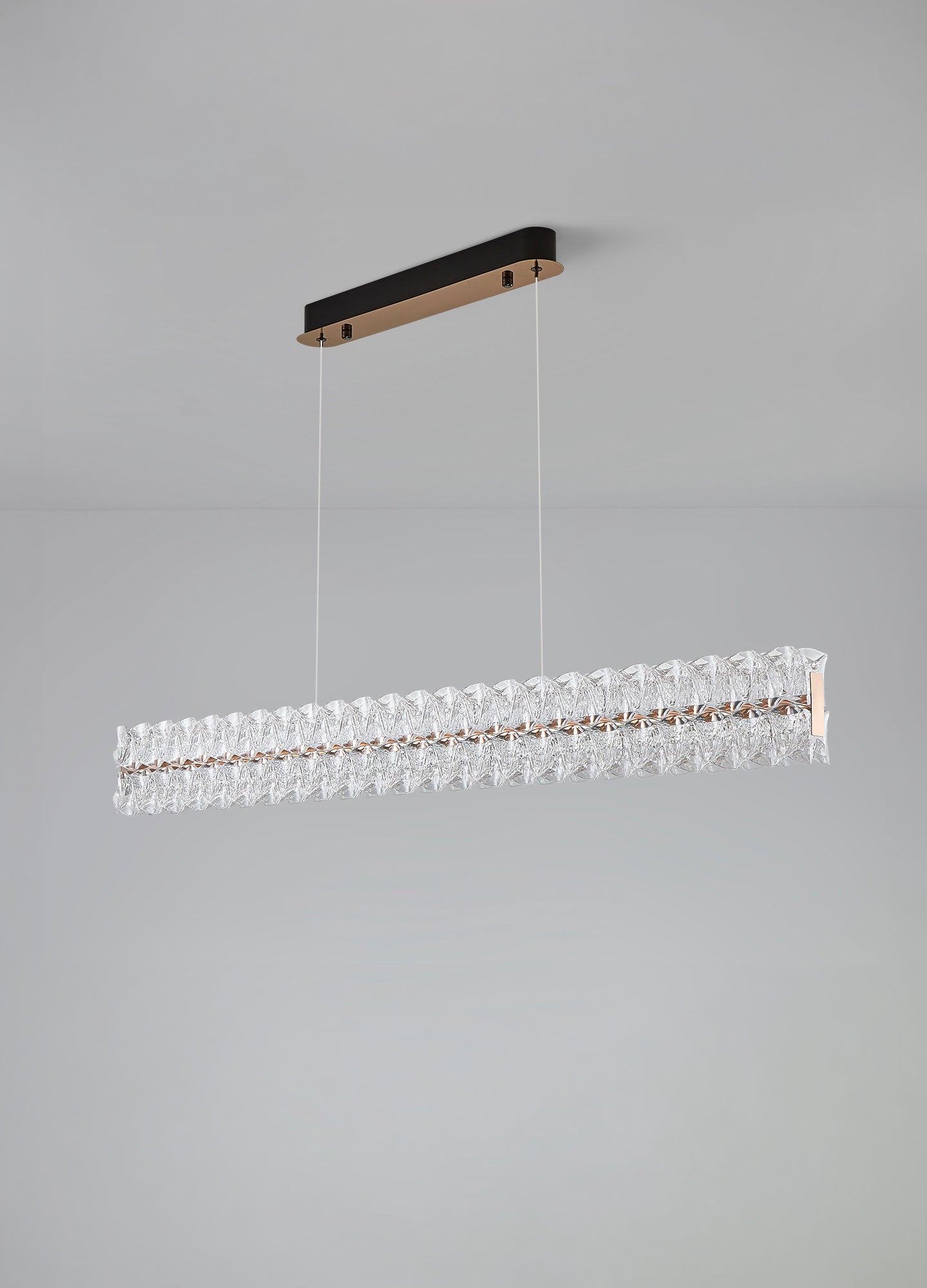 Axis Long Aluminum Textured Pendant Light D003C