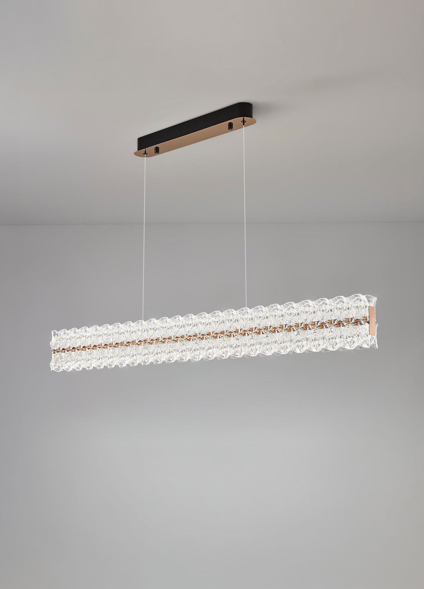Axis Long Aluminum Textured Pendant Light D003C