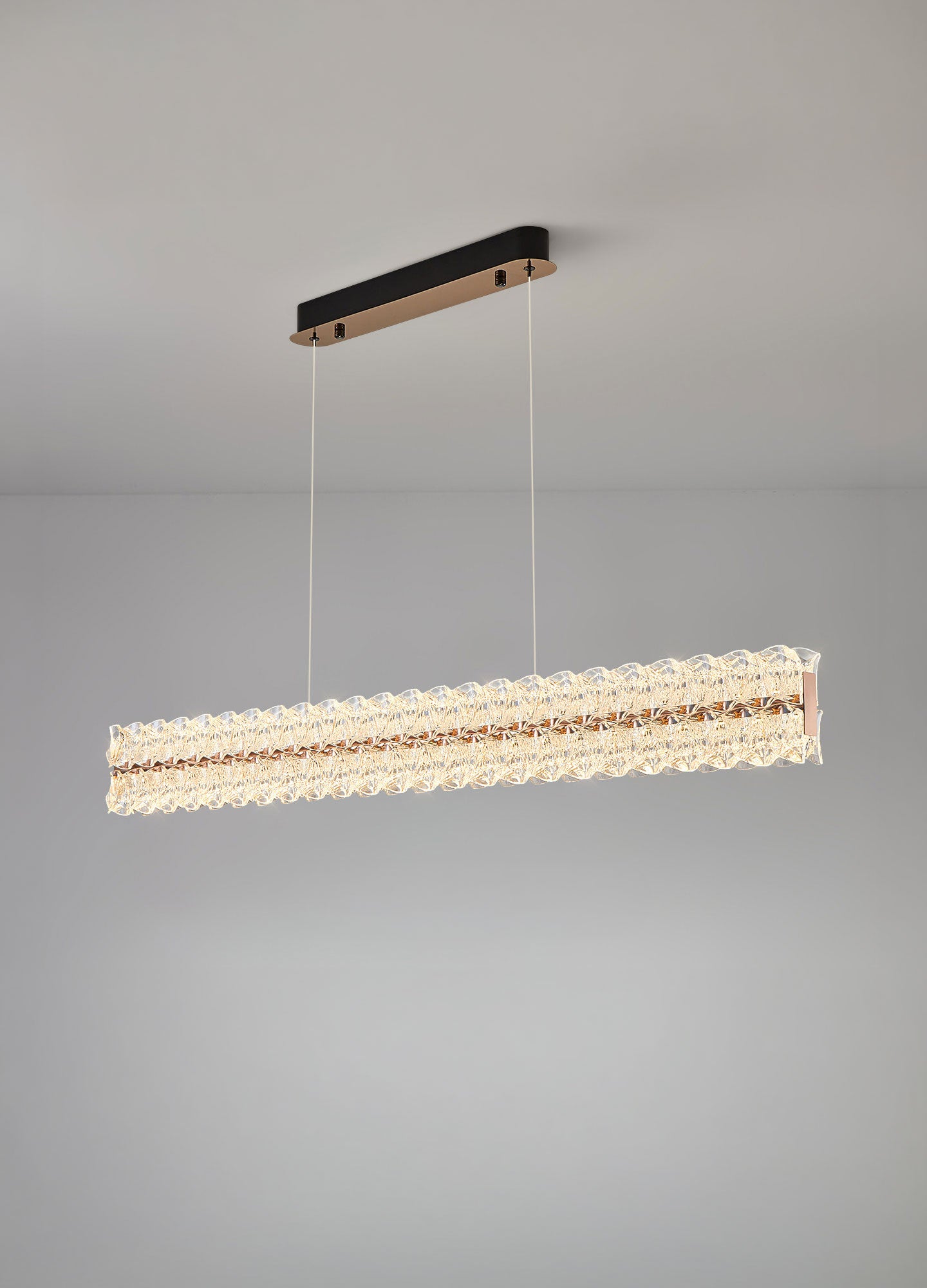 Axis Long Aluminum Textured Pendant Light D003C