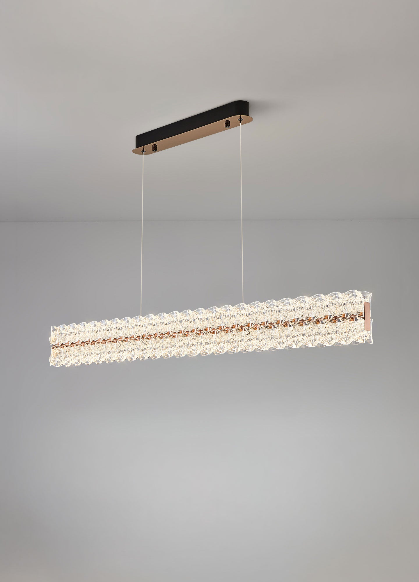 Axis Long Aluminum Textured Pendant Light D003C
