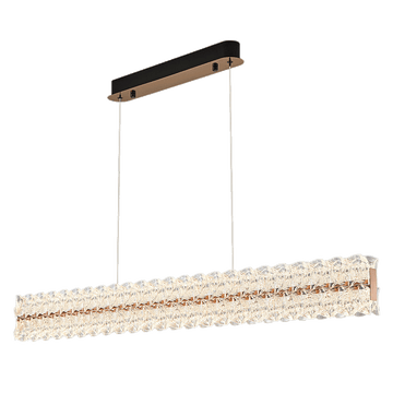 Axis Long Aluminum Textured Pendant Light D003C