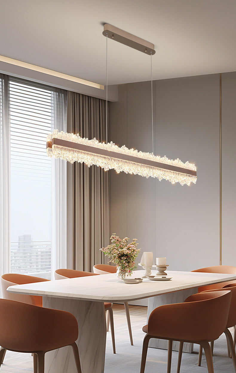 Core Long Aluminum Glacier Pendant Light D005C