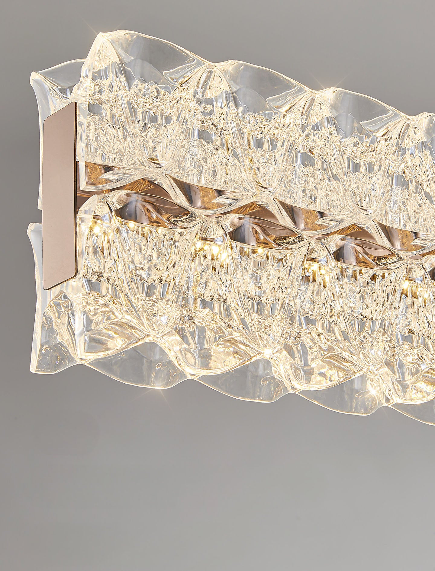 Axis Long Aluminum Textured Pendant Light D003C