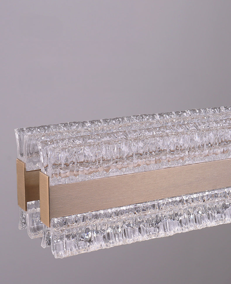 Flux Strip Aluminum Art Pendant Light D001C