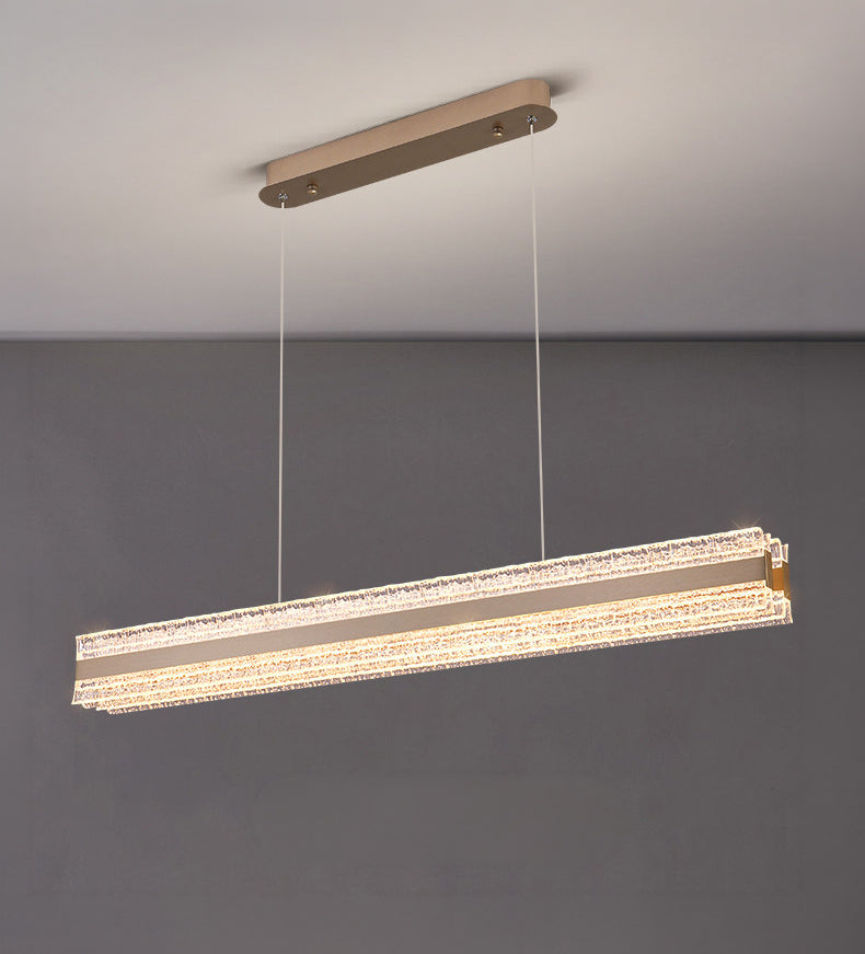 Flux Strip Aluminum Art Pendant Light D001C