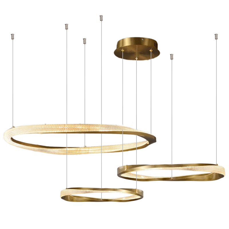 Cyber Style Three Ring Art Chandelier D0063P