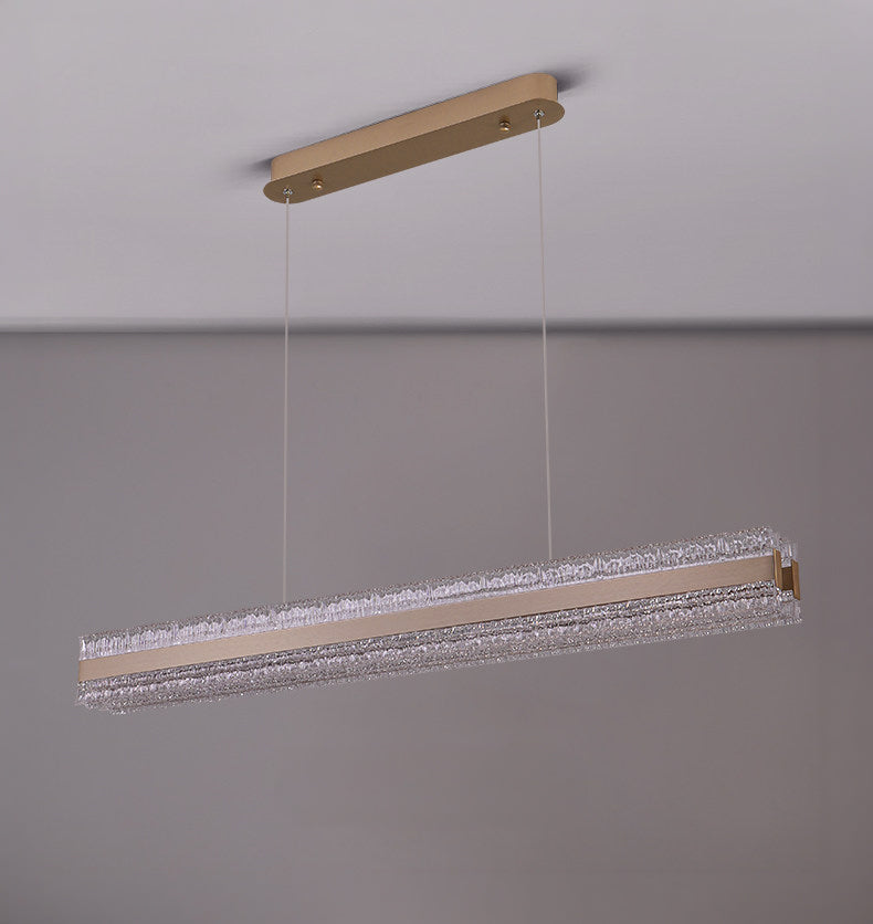 Flux Strip Aluminum Art Pendant Light D001C