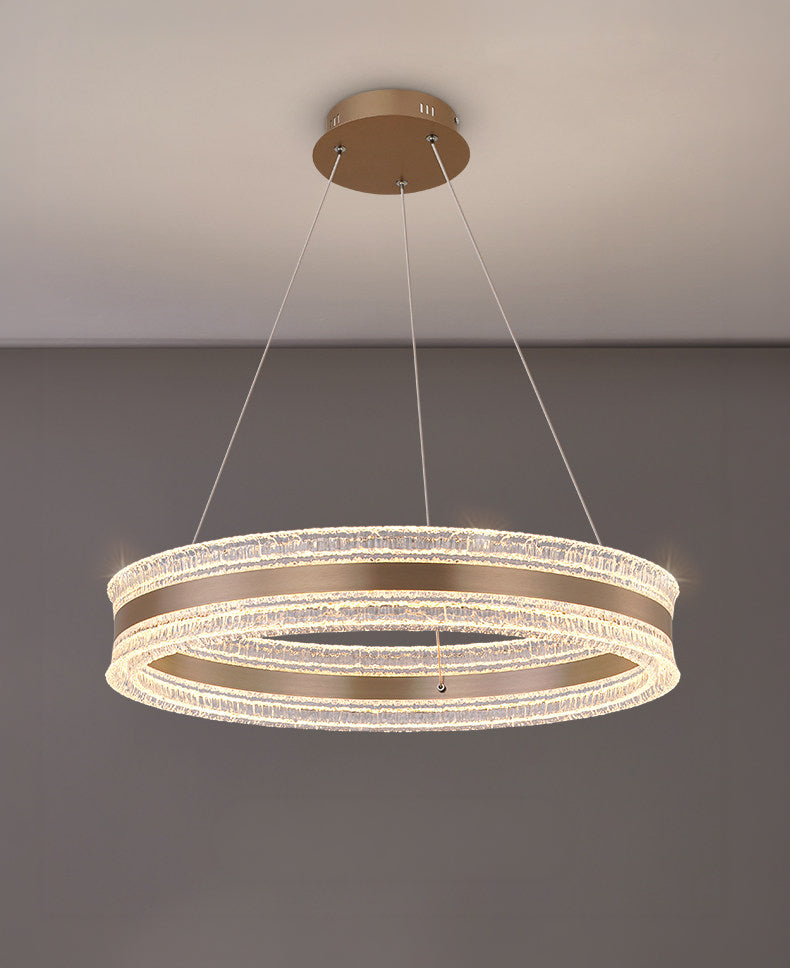 Flux Single Ring Aluminum Art Pendant Light D0011