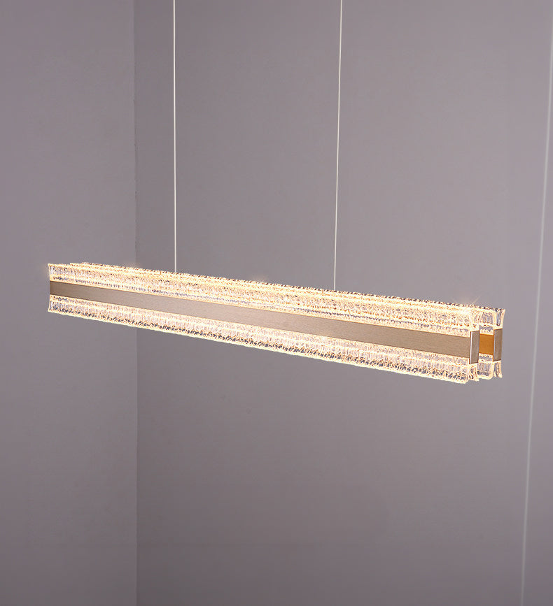Flux Strip Aluminum Art Pendant Light D001C