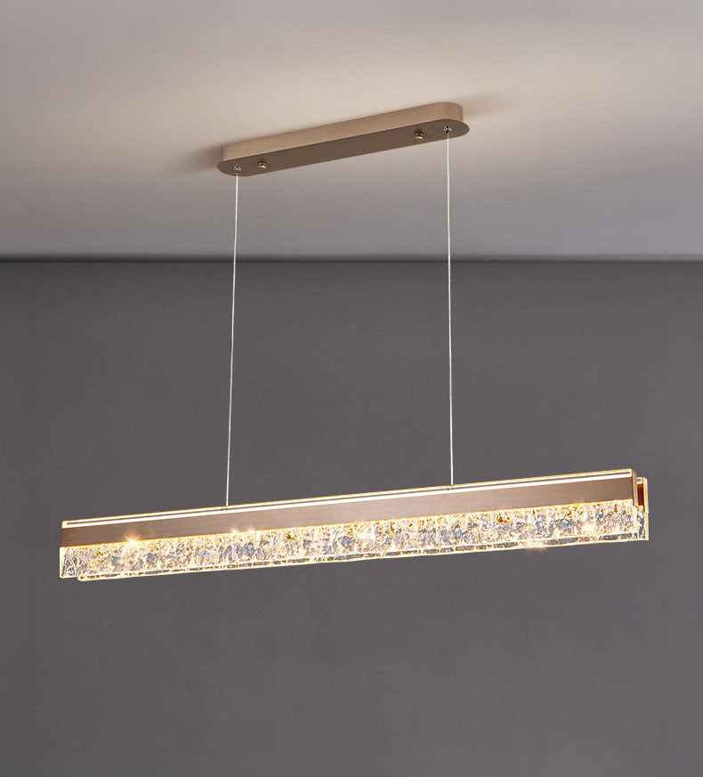 Neo Long Aluminum Frosted Glass Pendant Light D004C