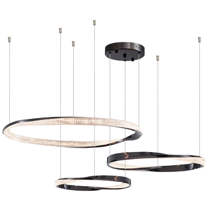 Cyber Style Three Ring Art Chandelier D0063P