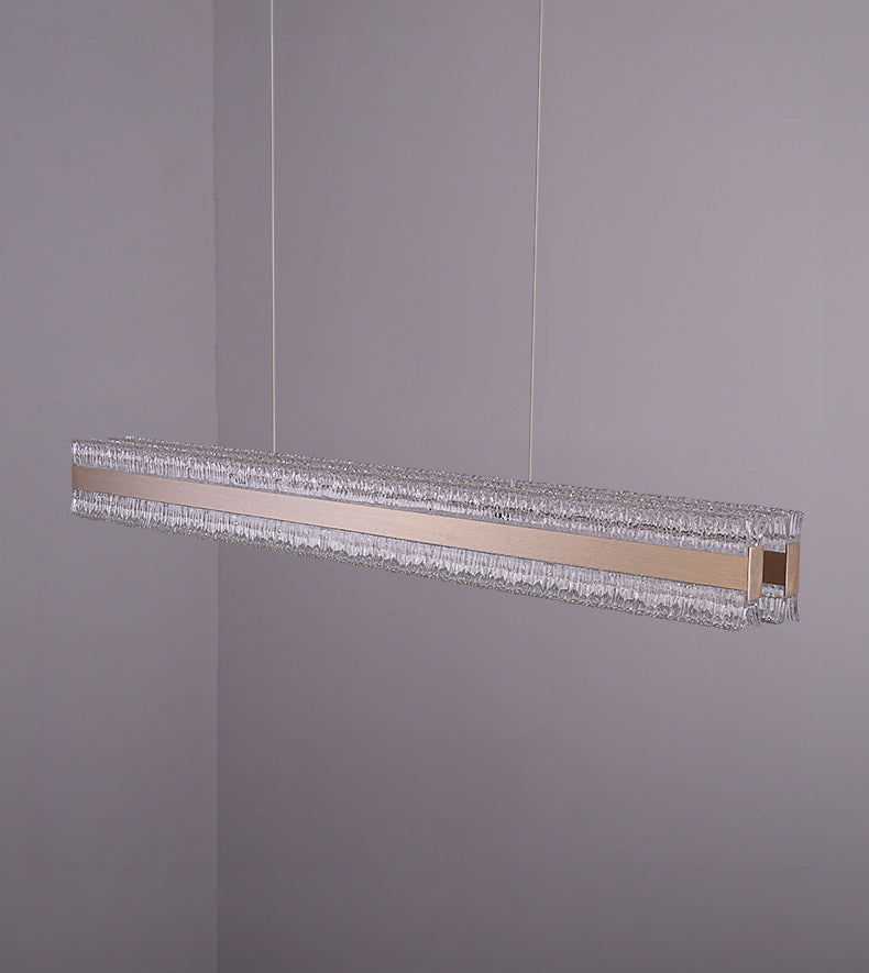 Flux Strip Aluminum Art Pendant Light D001C