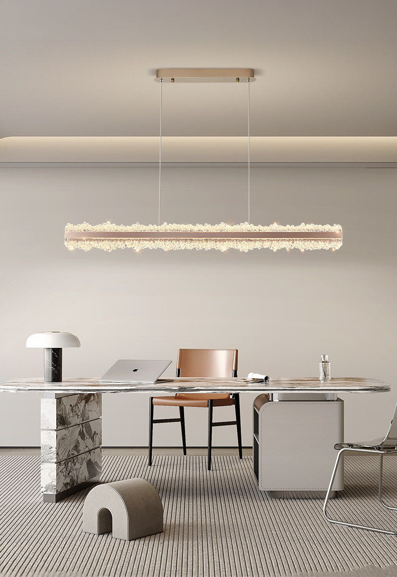Core Long Aluminum Glacier Pendant Light D005C
