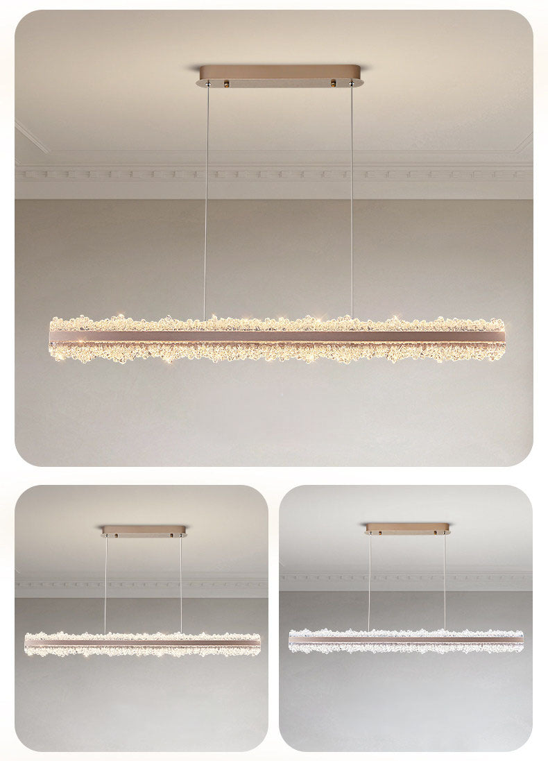 Core Long Aluminum Glacier Pendant Light D005C