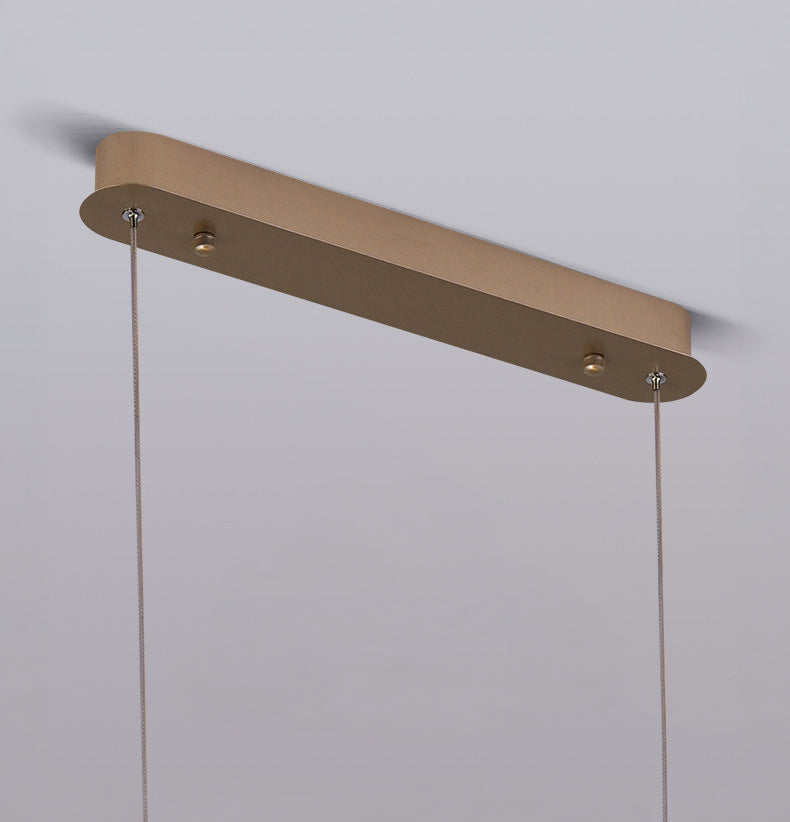 Flux Strip Aluminum Art Pendant Light D001C