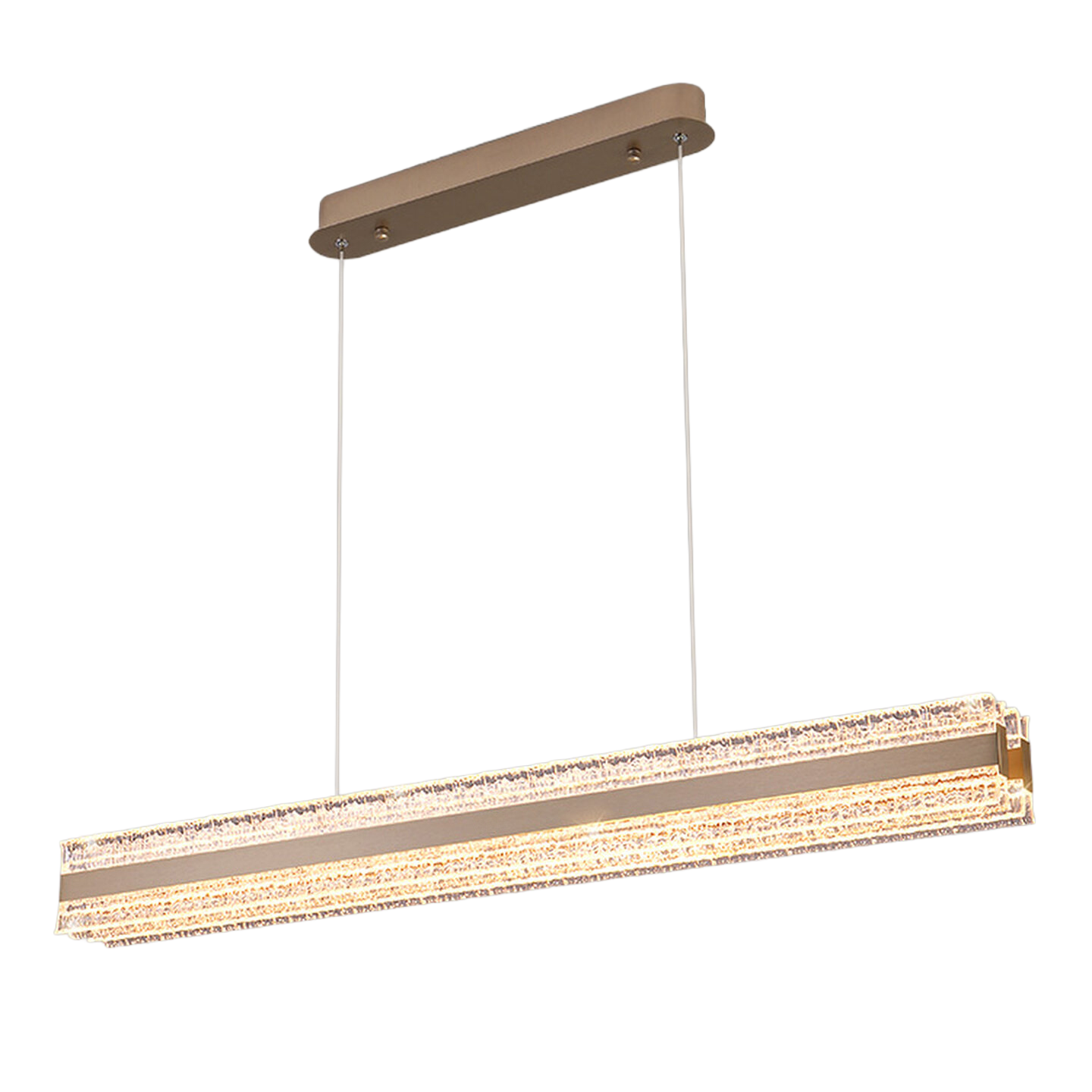 Flux Strip Aluminum Art Pendant Light D001C