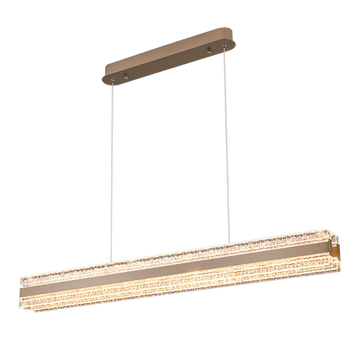Flux Strip Aluminum Art Pendant Light D001C