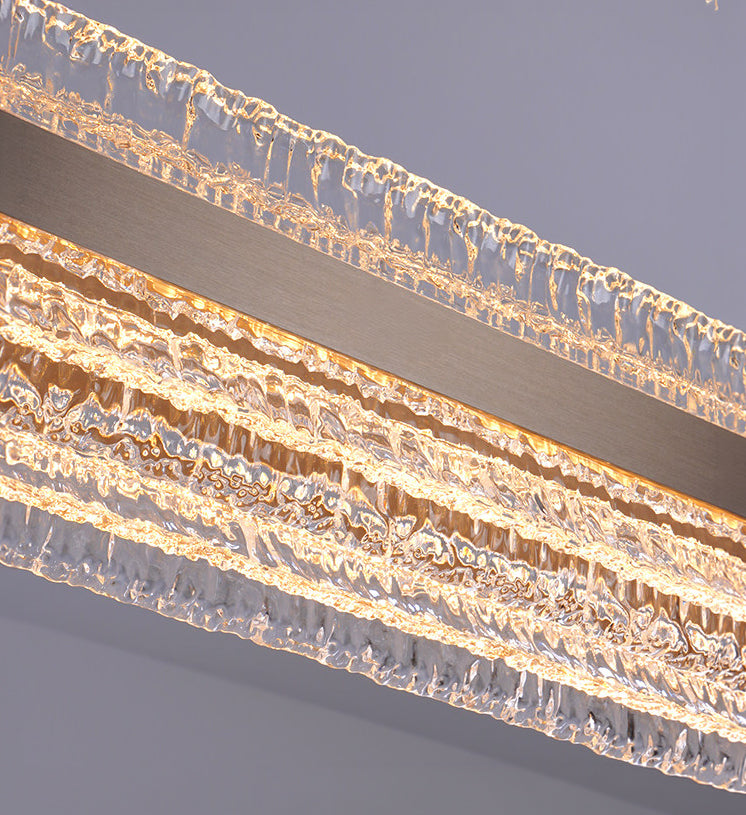 Flux Strip Aluminum Art Pendant Light D001C
