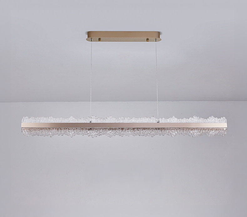 Core Long Aluminum Glacier Pendant Light D005C