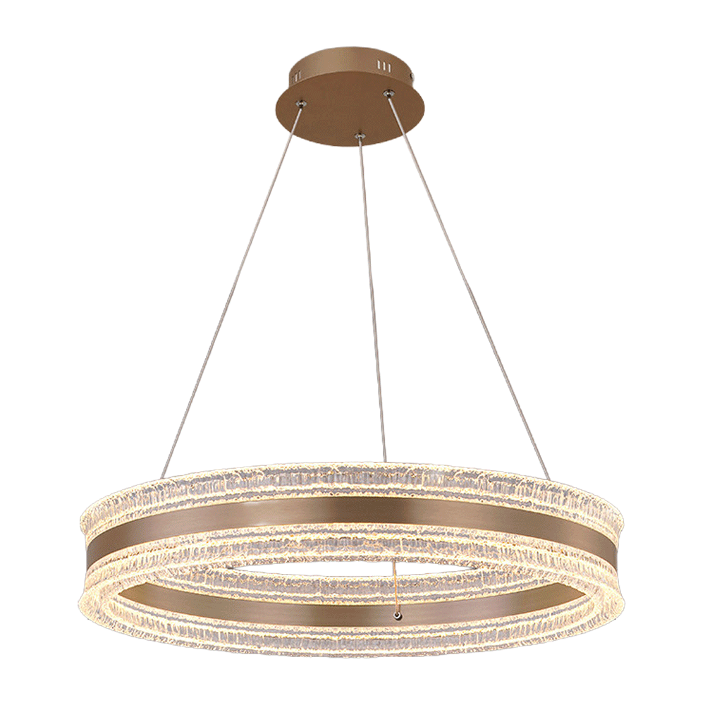 Flux Single Ring Aluminum Art Pendant Light D0011