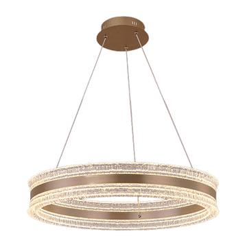 Flux Single Ring Aluminum Art Pendant Light D0011